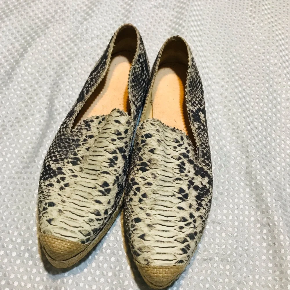 Stuart weitzman catalán snake espadrilles‎